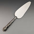 1970 British Antique Sterling Silver Handle Cake Server Harrison Brothers